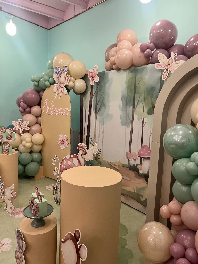 Decoración de cumpleaños en Charlie