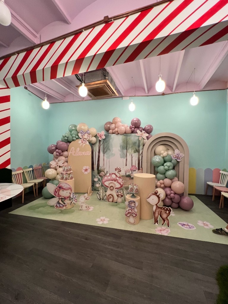 Decoración de cumpleaños en Charlie